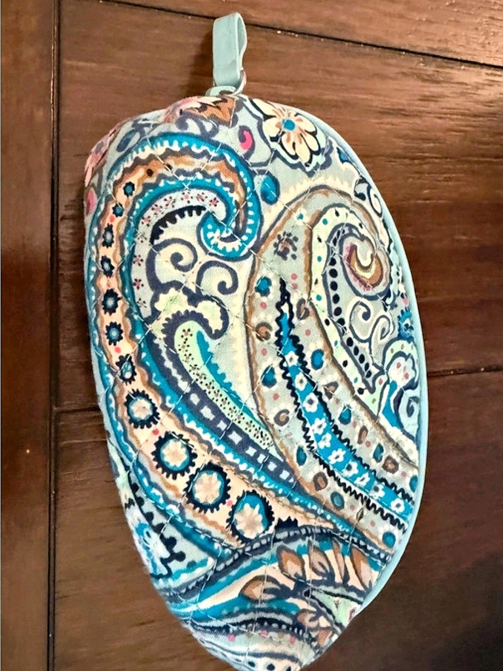 3 bags Vera Bradley Paisley Cosmetic Bag in Blue & Green